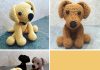 Free pattern to make your very own crochet Labrador puppy