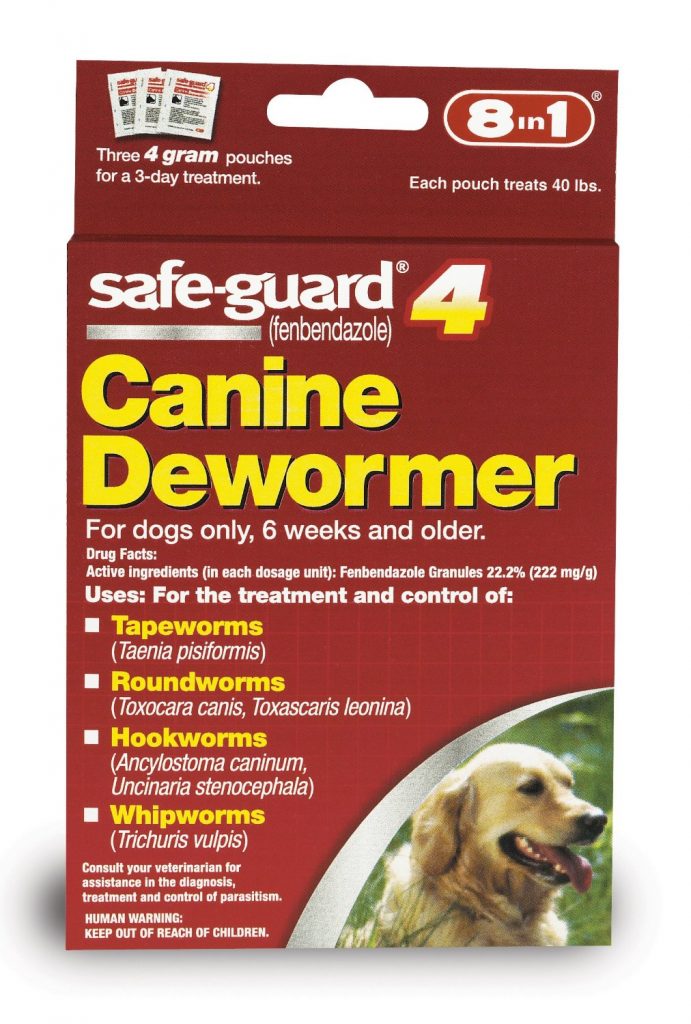 dewormer for puppies 4 weeks old