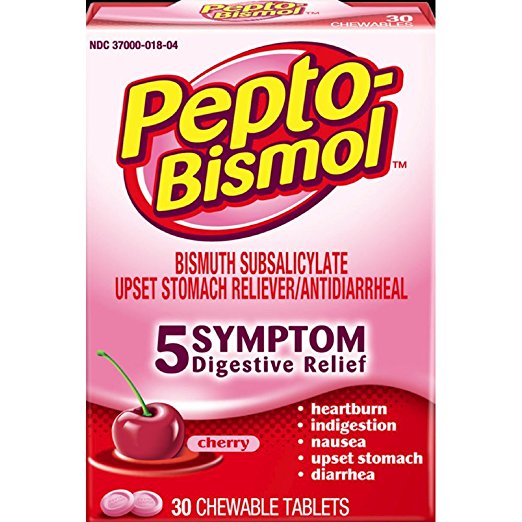 Pepto Bismol Tablet Dosage Chart