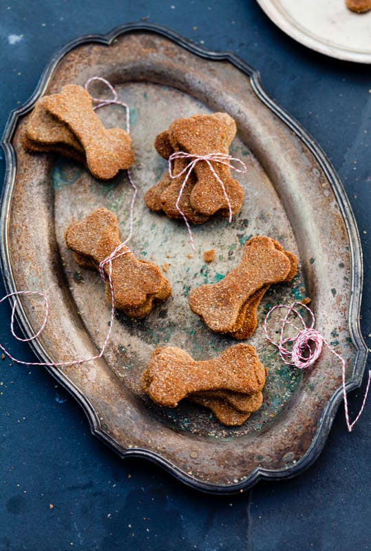 homemade bone shaped treats