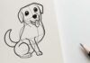 How to draw a Labrador