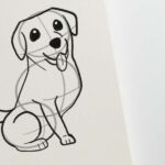 How to draw a Labrador