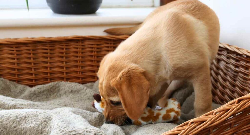 Our Labrador puppies are very playful